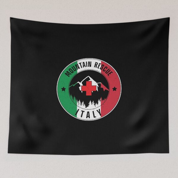 Item preview, Mountain Rescue Search Team Italy designed and sold by StrongShirts.