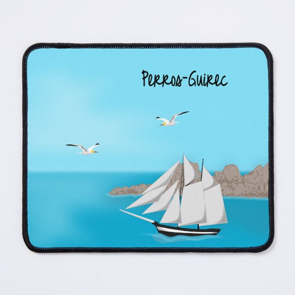 Item preview, Gannets and old rig, Perros-Guirec, Pink Granite Coast, Brittany - Long designed and sold by NolDesigns.