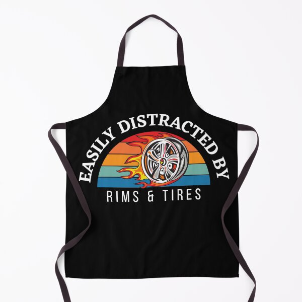 Item preview, Easily Distracted By Rims & Tires Car Rim Chrome Racing Wheels Hot Distractions Truck Tire designed and sold by CarantinedChaos.