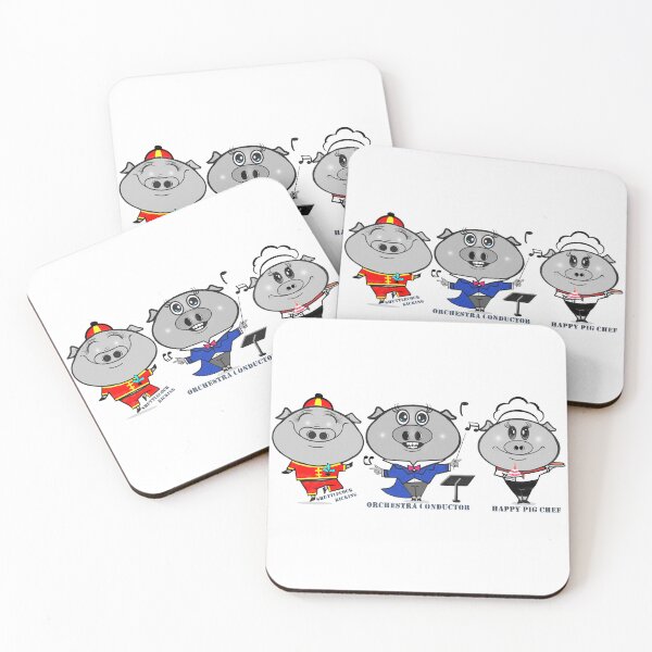 Item preview, Cute pigs  designed and sold by Shirley cute art .