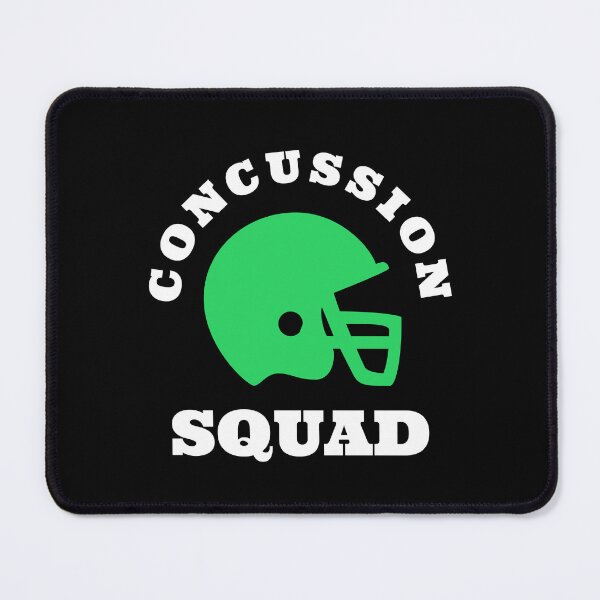Item preview, concussion, football head injury, funny, concussed, TBI, traumatic brain injury awareness month, TBI, concussed themed design on a T-shirt, sticker, and mug designed and sold by smichaeliv.