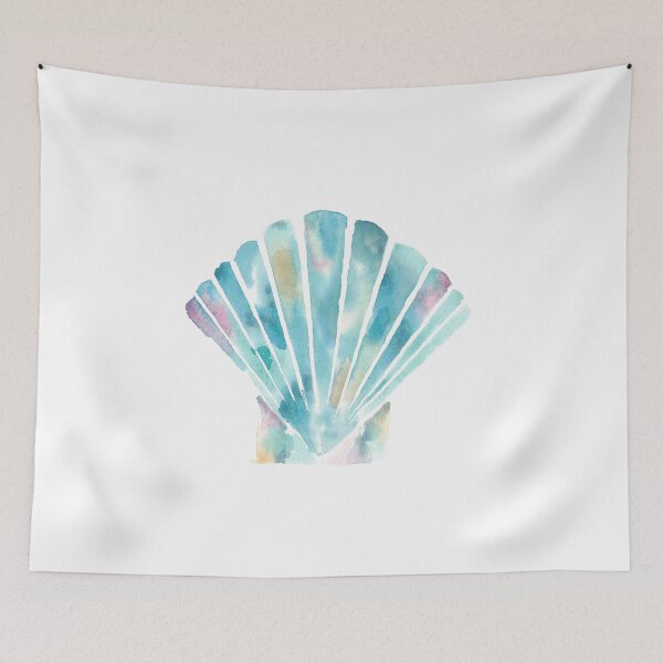 Item preview, Seashell Watercolor Watercolour designed and sold by Nicky Levi.