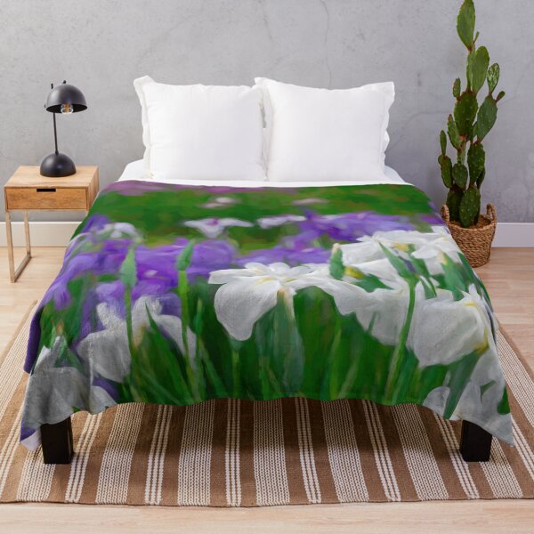 Item preview, Purple iris flowers designed and sold by Masako Ogasawara.