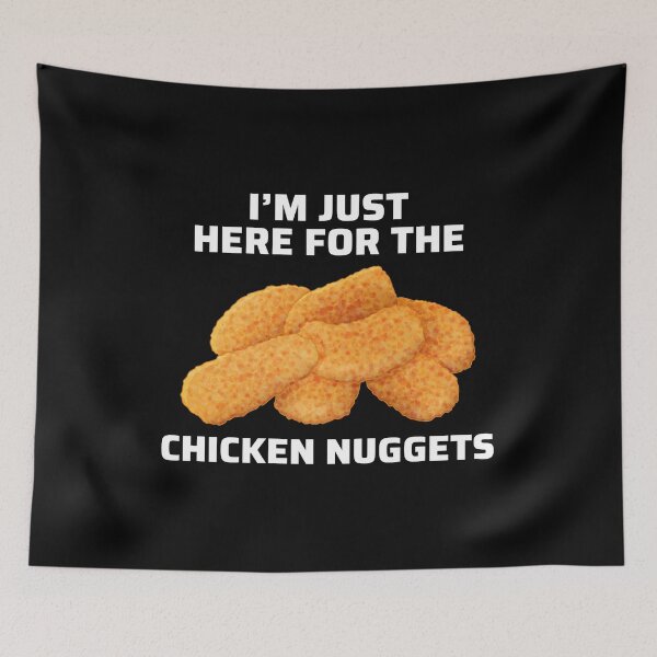 Item preview, Chicken Nuggets Fast Food Funny Saying designed and sold by TastefulTees.