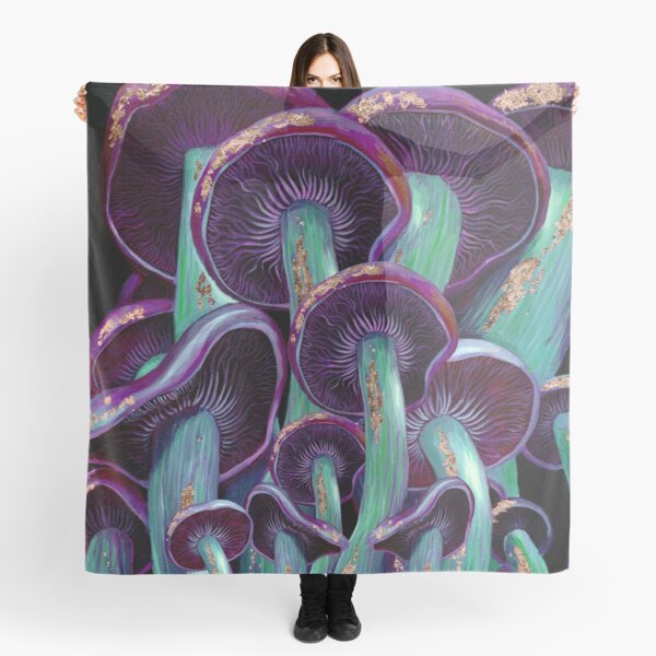 Item preview, Cyan Mushroom designed and sold by JulijaFokinaArt.