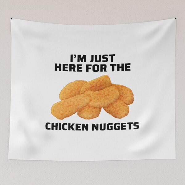 Item preview, Chicken Nuggets Fast Food Funny Saying designed and sold by TastefulTees.