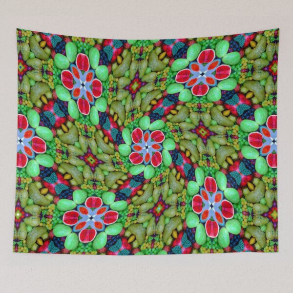 Item preview, Colorful soap flower pattern designed and sold by Patternflower.