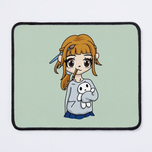 Item preview, Cute Anime Artist Girl Ginger Hair designed and sold by STUDIO-72.
