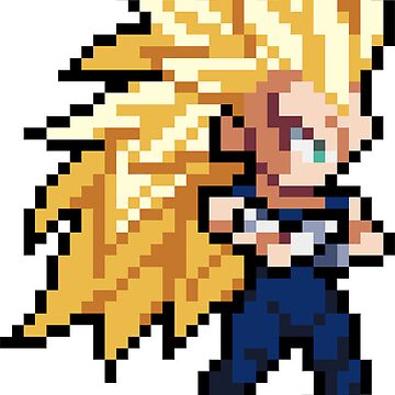 SSJ Vegeta Magnet for Sale by jixelpatterns