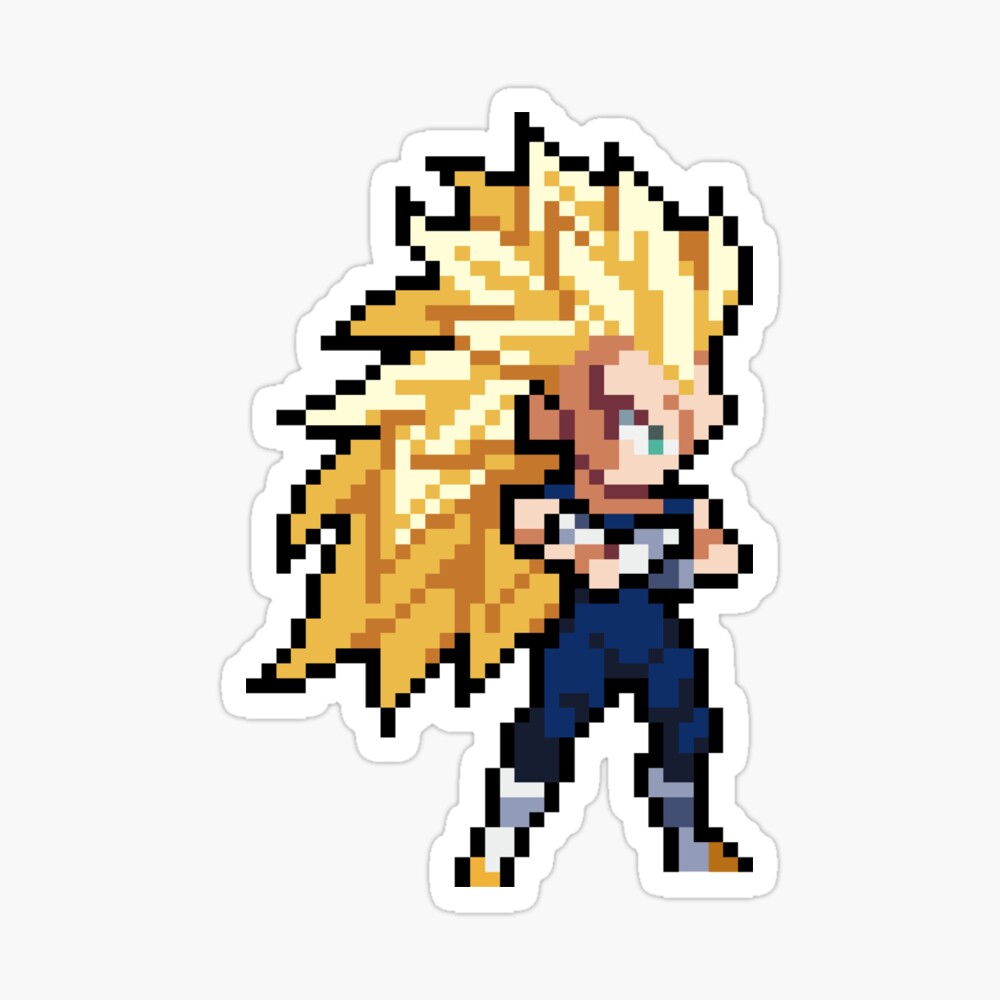 SSJ Vegeta Magnet for Sale by jixelpatterns