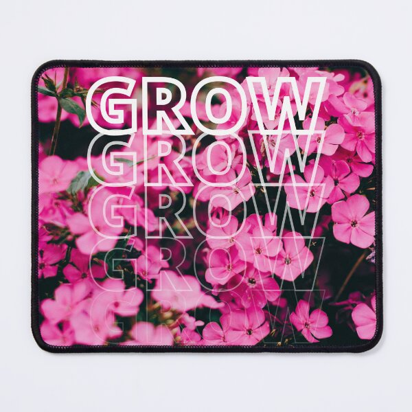 Item preview, GROW (above) - Pink Flowers designed and sold by AliceSLee.