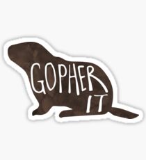 GOPHER es - Wortspiel Sticker