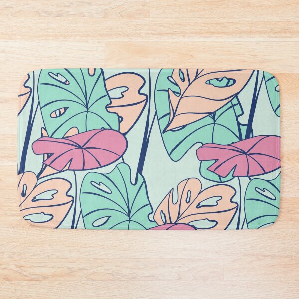 Item preview, Colorful Tropical Leaves Pattern Philodendron Monstera designed and sold by GraphicsClub.