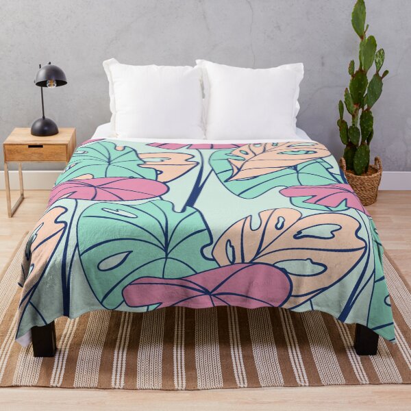 Item preview, Colorful Tropical Leaves Pattern Philodendron Monstera designed and sold by GraphicsClub.