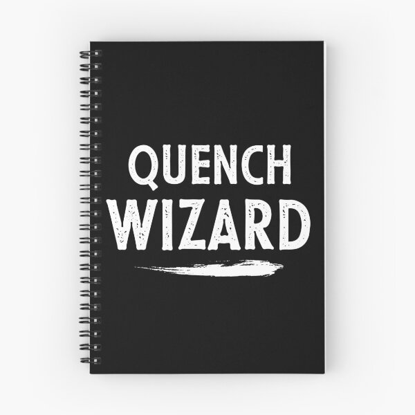 Item preview, Quench wizard knifemaker bladesmith designed and sold by Tanya Mihe.
