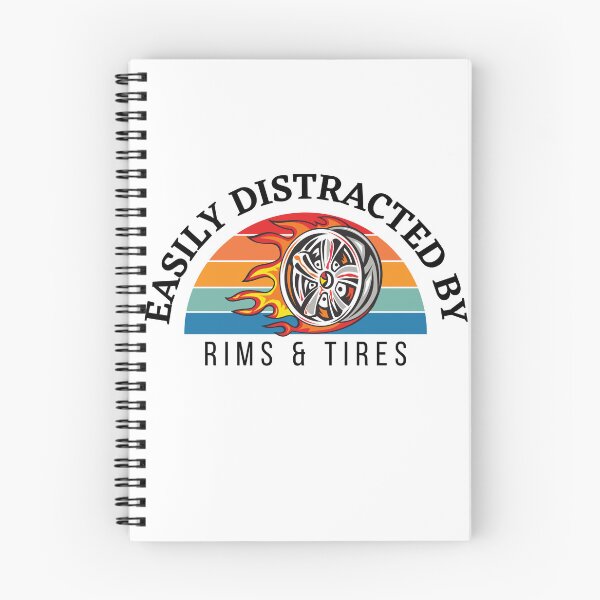 Item preview, Easily Distracted By Rims & Tires Car Rim Chrome Racing Wheels Hot Distractions Truck Tire designed and sold by CarantinedChaos.