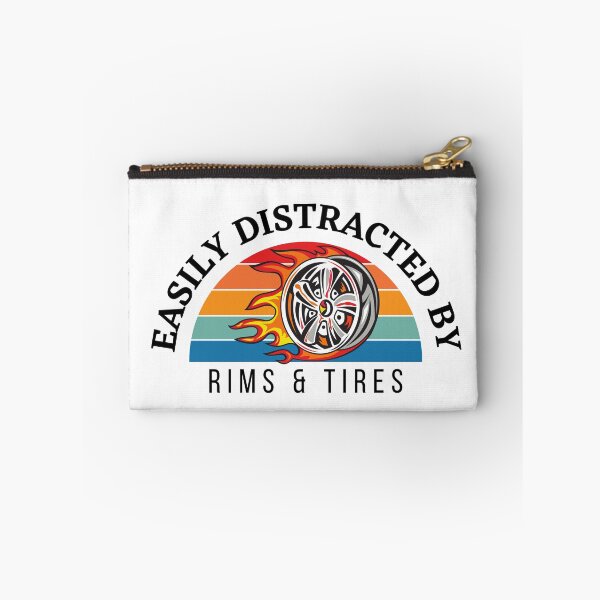 Item preview, Easily Distracted By Rims & Tires Car Rim Chrome Racing Wheels Hot Distractions Truck Tire designed and sold by CarantinedChaos.