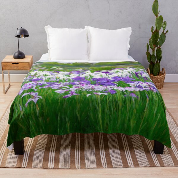 Item preview, Purple iris field designed and sold by Masako Ogasawara.