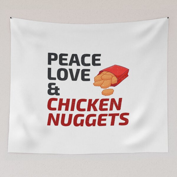 Item preview, Chicken Nuggets Fast Food Funny Saying designed and sold by TastefulTees.