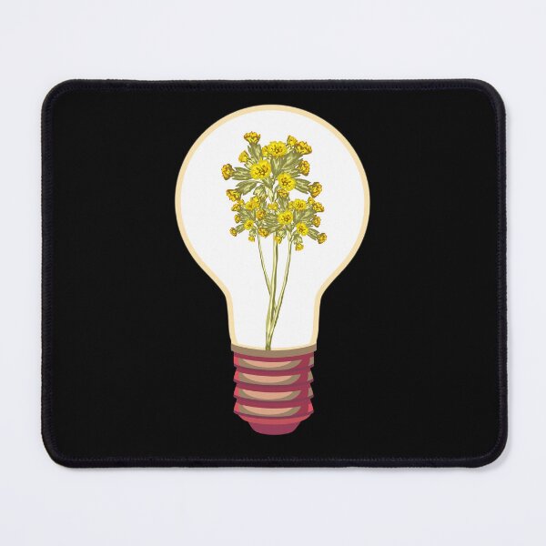 Item preview, Light Bulb With Yellow Flowers designed and sold by EIMgraphic.