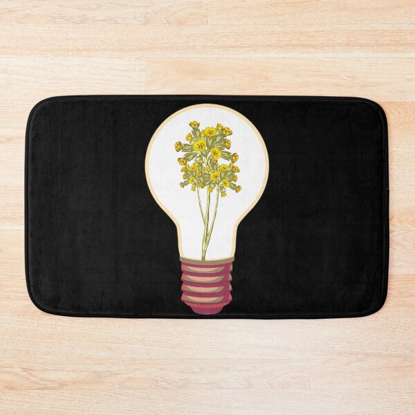 Item preview, Light Bulb With Yellow Flowers designed and sold by EIMgraphic.