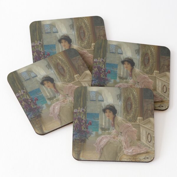 Item preview, Watching and Waiting by Lawrence Alma Tadema - Vintage Art designed and sold by RickE.