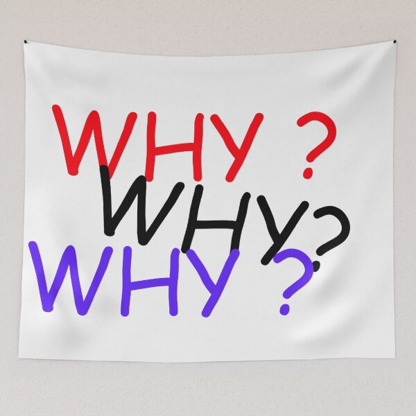 Item preview, We have many questions in this world designed and sold by catherine calder.