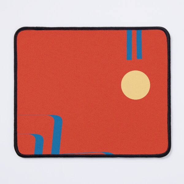 Item preview, Flowy wave contemporary mid century art designed and sold by technicolorable_art.