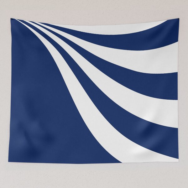 Item preview, Blue and White Wave designed and sold by LAEC-Shop.