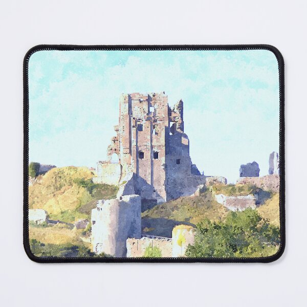 Item preview, Corfe Castle, Dorset, England. designed and sold by Trevor Harvey Art.