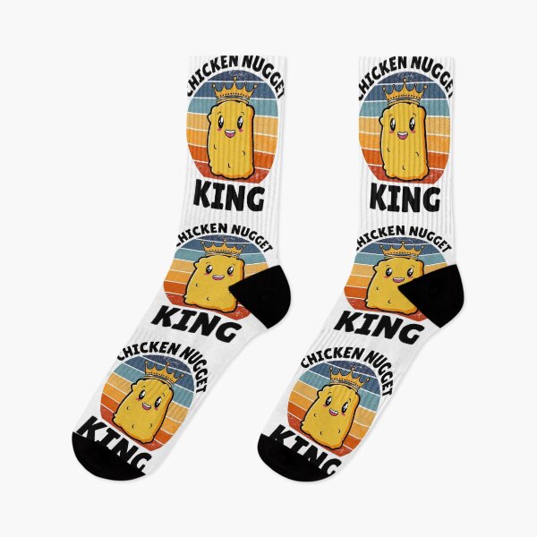 Item preview, Chicken Nugget King Birthday Fast Food Funny designed and sold by TastefulTees.