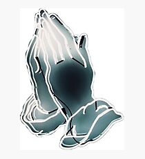 Drake // praying Photographic Print