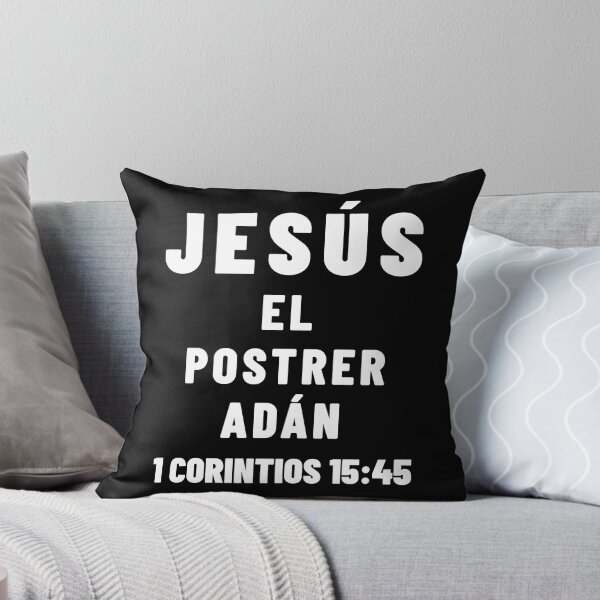 Item preview, 1 Corinthians 15:45 Jesus the Last Adam Spanish Bible Verse designed and sold by NombresDeJesus.