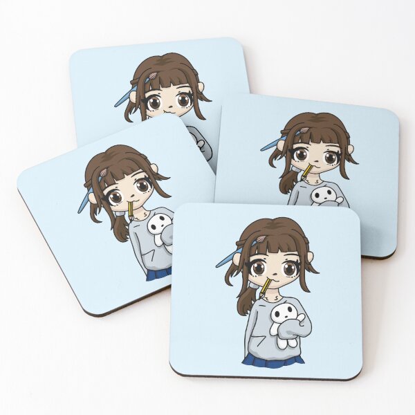 Item preview, Cute Anime Artist Girl Brown Hair designed and sold by STUDIO-72.