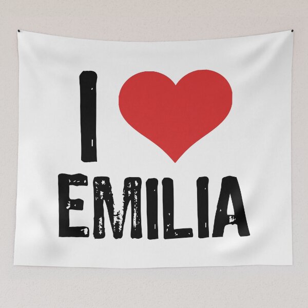 Item preview, I Love Emilia designed and sold by The "I Love Everything" Shop.