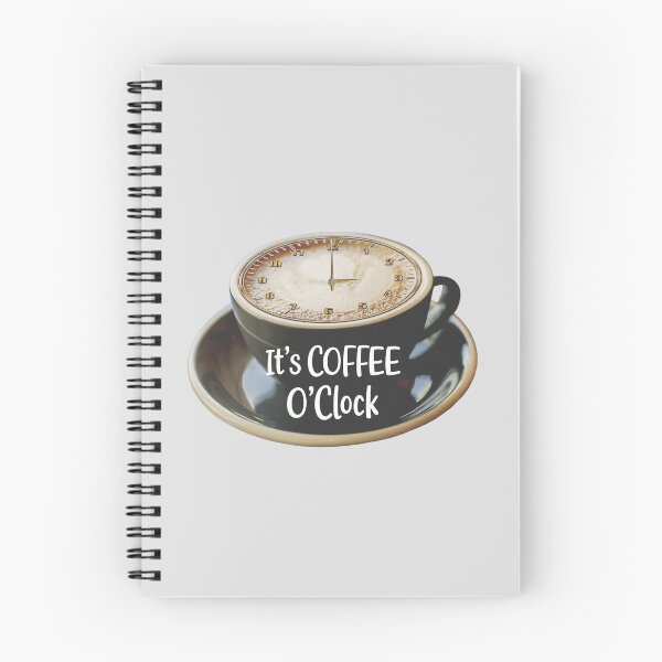 Item preview, It's Coffee O'Clock - Time for Coffee - (+ View this design on 75+ products) designed and sold by Julien Hebbrecht.