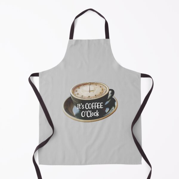 Item preview, It's Coffee O'Clock - Time for Coffee - (+ View this design on 75+ products) designed and sold by Julien Hebbrecht.