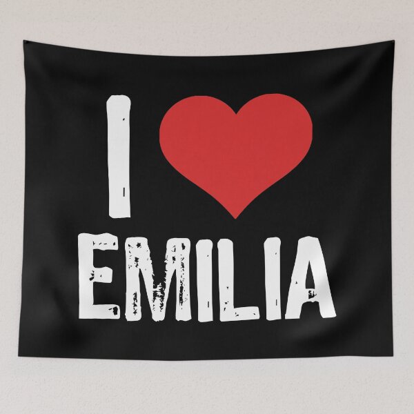 Item preview, I Love Emilia designed and sold by The "I Love Everything" Shop.