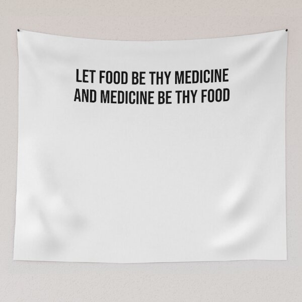 Item preview, Let food be thy medicine and medicine by thy food  designed and sold by PrintifyStyle.