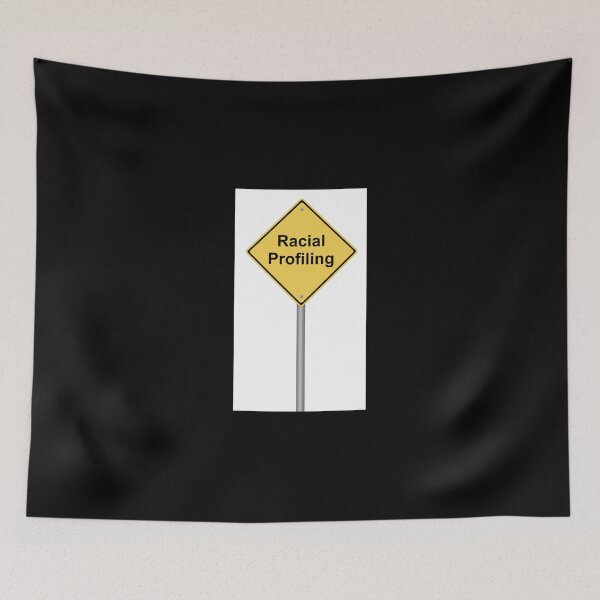 Item preview, Racial Profiling Racerback Tank Top designed and sold by lelaalicesr.