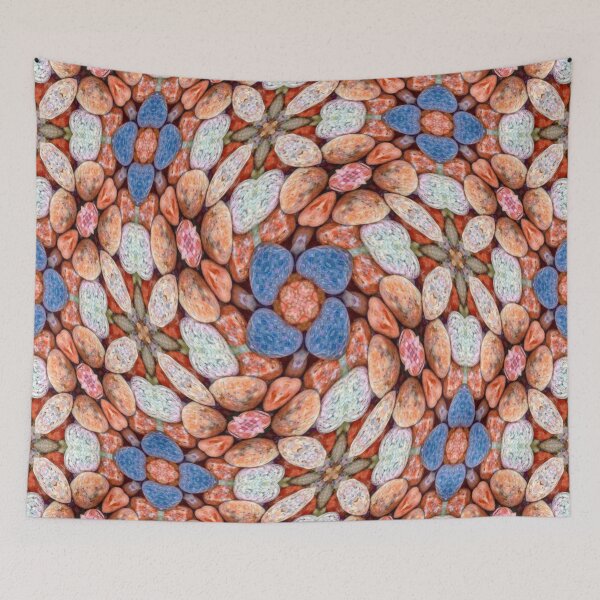 Item preview, Cute pebble flower pattern designed and sold by Patternflower.
