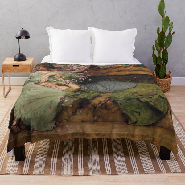 Item preview, In a Rose Garden by Lawrence Alma Tadema - Vintage Art designed and sold by RickE.
