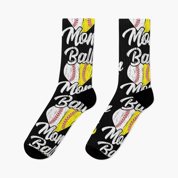 Item preview, Womens Ball Mom Baseball Softball Mama Team Sports designed and sold by haselshirt.
