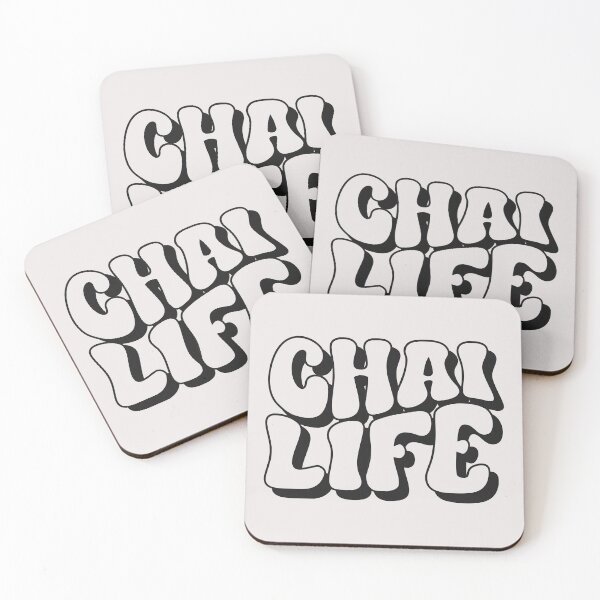 Item preview, Chai Life in Vintage 70s Bubble Font -  Fun Jewish Design designed and sold by JoBella-Designs.