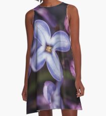 Lilacs close up A-Line Dress