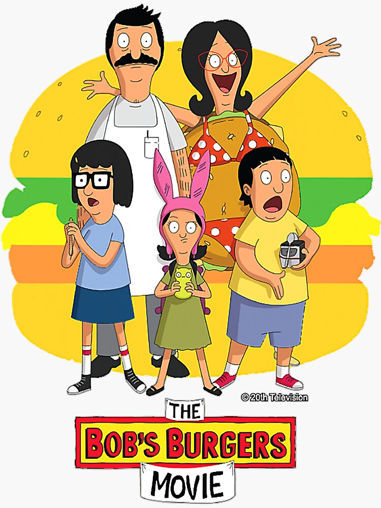 "The Bob’s Burgers Movie Logo" Sticker for Sale by stridentheight7