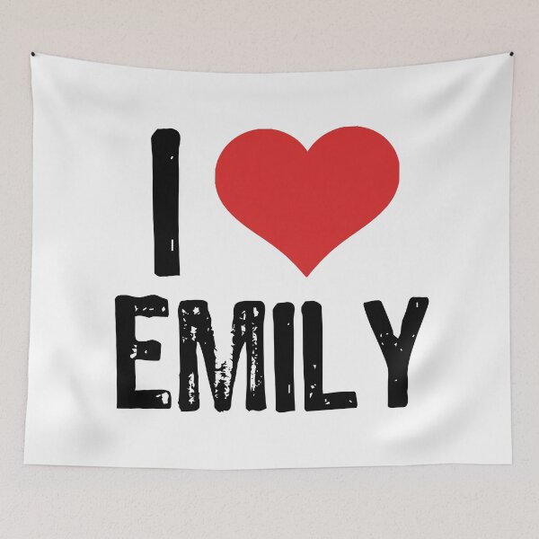 Item preview, I Love Emily designed and sold by The "I Love Everything" Shop.