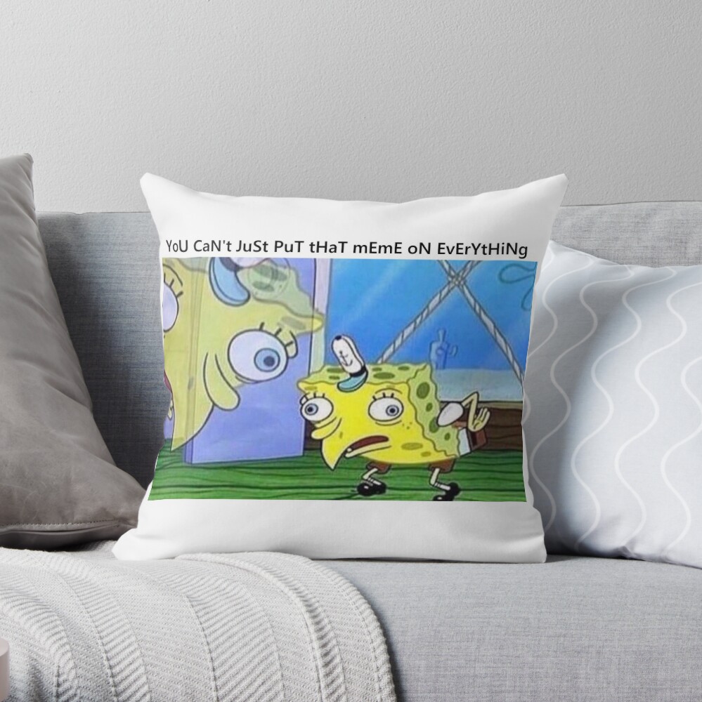 spongebob waifu pillow