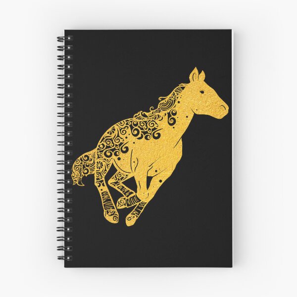 Item preview, Quarter Horse Pony Gold Papercut Mandala Art designed and sold by hign.