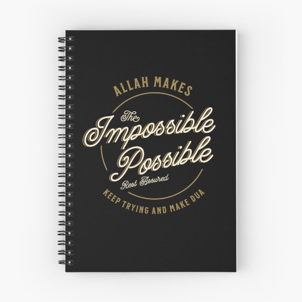 Item preview, Allah Makes The Impossible Possible Casual Muslim Fashion designed and sold by MMStorage.